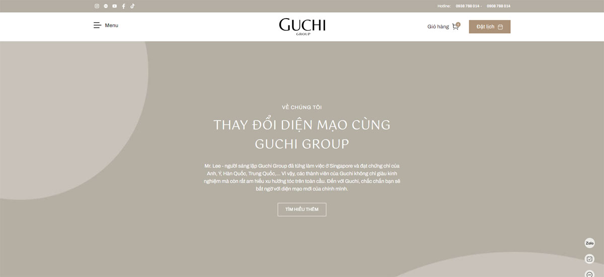 Salon tóc chuyên nghiệp