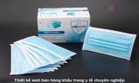 Thiết kế website bán khẩu trang y tế chuyên nghiệp