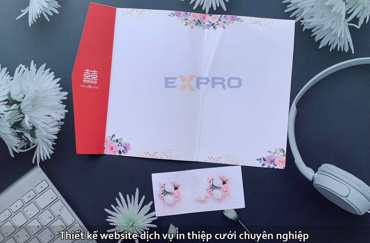 Thiết kế web in thiệp cưới chuyên nghiệp